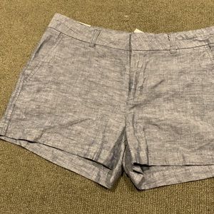 Denim chambray short by Gap, size 6, BNWT